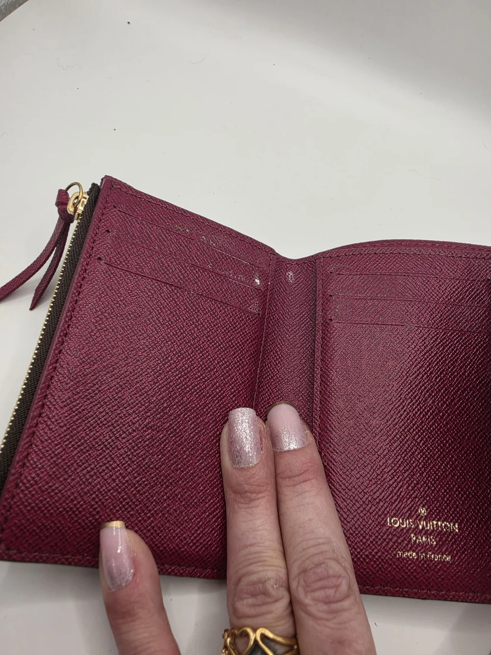 Louis Vuitton Monogram Victorine Envelope Compact Trifold Wallet in Brown Tan